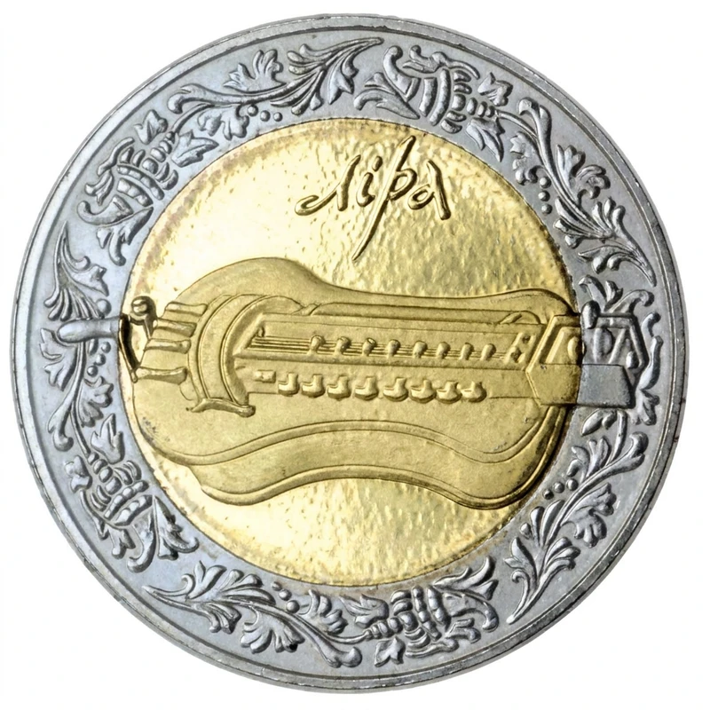 Реверс монети біметалу «Монета Ліра», 2004 рік, 5 ₴
