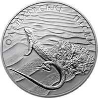 Срібна монета Олешківські піски 10 грн.