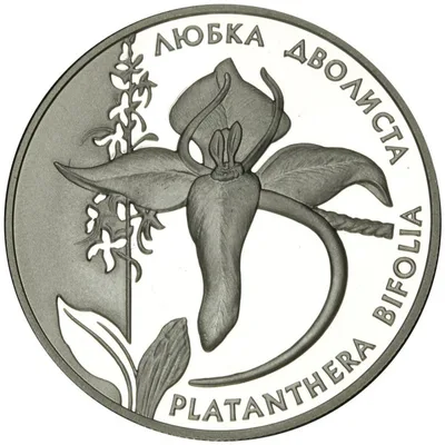 Срібна монета Любка дволиста 10 грн.