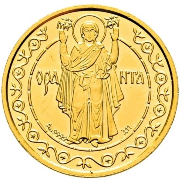 Реверс монети золота «Золота монета Оранта (125)», 1997 рік, 125 ₴