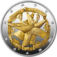 Срібна монета Колесо життя 10 грн.